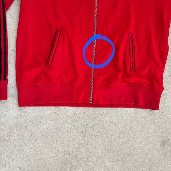 Converse One Star Men’s Red Full Zip Up Jacket (Size XL) - Picture 11 of 11